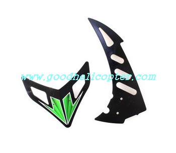 wltoys-v912 helicopter parts tail decoration set (green color)